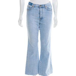 MAJE Mid-Rise Wide Leg Jeans